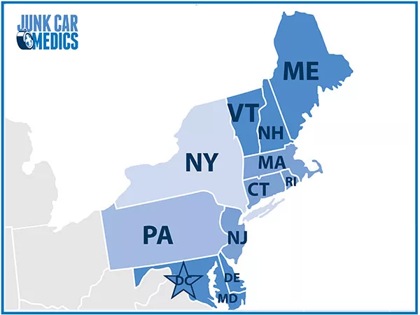 Cash for Junk Cars in Northeastern USA