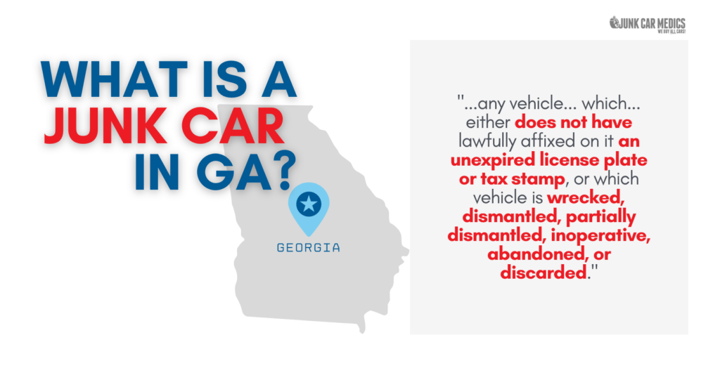 Georgia Junk Car Definition